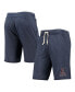 ფოტო #1 პროდუქტის Men's Heathered Navy Auburn Tigers Victory Lounge Shorts