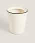 Enamelled bathroom wastepaper bin