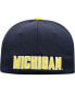 Men's Navy, Maize Michigan Wolverines Two-Tone Reflex Hybrid Tech Flex Hat