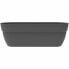 Plant pot EDA 77,3 x 30,7 x 25,9 cm Anthracite Dark grey Plastic Oval Modern