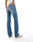 Фото #3 товара Stradivarius straight leg jeans in vintage wash