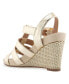 Фото #7 товара Women's Paige Buckle Strap Wedge