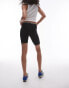 Topshop branded legging short in black Черный, M - EU 40-42 - фото #4