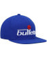 ფოტო #4 პროდუქტის Men's Blue Washington Bullets Hardwood Classics Team Ground 2.0 Snapback Hat