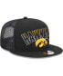 ფოტო #3 პროდუქტის Men's Black Iowa Hawkeyes Grade Trucker 9FIFTY Snapback Hat