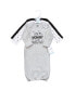 Baby Boys Cotton Gowns, Mom Dad Moon And Back