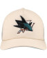 ფოტო #2 პროდუქტის Men's Cream San Jose Sharks Foam Front Trucker Adjustable Hat