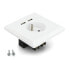 Фото #6 товара Wall socket 230V with two 2.1A French USB ports - white