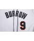 Фото #5 товара Men's Joe Burrow White Cincinnati Bengals Baseball Player Button-Up Shirt