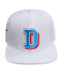 Men's White Delaware State Hornets Evergreen Wool Snapback Hat