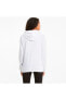 Essentials Logo Kadın Beyaz Kapüşonlu Sweatshirt