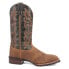 Фото #1 товара Laredo Castillo Embroidered Square Toe Cowboy Mens Brown, Green Casual Boots 77