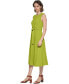 ფოტო #2 პროდუქტის Women's Belted A-Line Dress