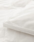 All Season White Goose Feather and Fiber Comforter, Twin