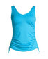 ფოტო #2 პროდუქტის Plus Size Adjustable V-neck Underwire Tankini Swimsuit Top