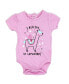 ფოტო #3 პროდუქტის Baby Girls Lamacorn Bodysuit, Leggings, Socks and Headband, 4 Piece Set