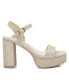 Фото #2 товара Women's Heeled Platform Sandals By