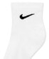 Dri-FIT Cushion Quarter Socks 3-Pack Черно-белый, L - фото #3