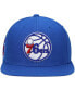 ფოტო #4 პროდუქტის Men's Royal Philadelphia 76ers Hardwood Classics All Love Snapback Hat