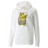 Puma Pl Graphic Pullover Hoodie Mens White Casual Outerwear 53378607 S - фото #3