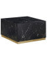 Фото #1 товара Zhuri 21" Faux Marble Square Coffee Table
