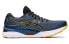 Кроссовки мужские Asics GEL-Nimbus 24 2E широкие сине-желтые 42 - фото #2