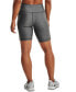 Women's HeatGear® Bike Shorts Charcoal Light Heather / / Black, M - фото #2