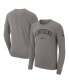 Фото #1 товара Men's Heather Gray Kentucky Wildcats Arch 2-Hit Long Sleeve T-Shirt