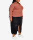 Фото #6 товара Plus Size Bridget V-Neck Sweater