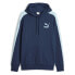 Фото #1 товара Puma T7 Iconic Pullover Hoodie Mens Blue Casual Outerwear 53821215