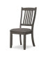 Фото #1 товара Стул для обеденной зоны Home Furniture Outfitters Allston Park серого цвета типа Фермерский - модель Farmhouse Dining Chair