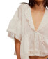 Women's Elle Eyelet-Trim Blouse