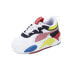 Фото #2 товара Puma RsX Goods Lace Up Toddler Boys White Sneakers Casual Shoes 38690001