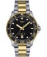 Men's Swiss Seastar 1000 Two-Tone Stainless Steel Bracelet Watch 40mm