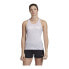 Фото #12 товара Женская футболка без рукавов Adidas Essentials Linear Мальва