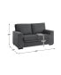 Фото #5 товара White Label Dickinson 62" Love Seat