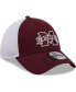 ფოტო #4 პროდუქტის Men's Maroon Mississippi State Bulldogs Evergreen Neo 39THIRTY Flex Hat