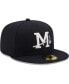 Men's Navy Mississippi Braves Authentic Collection 59FIFTY Fitted Hat