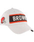ფოტო #1 პროდუქტის Men's Cream Cleveland Browns Crossroad MVP Adjustable Hat