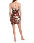 Nicholas Haley Cowl Draped Mini Dress Women's