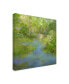 Фото #2 товара Sheila Finch Spring Lake Reflections Canvas Art - 27" x 33"