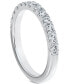 ფოტო #2 პროდუქტის Diamond French Pavé Wedding Band (1/2 ct. t.w.) in 14k White, Yellow or Rose Gold