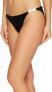 Фото #2 товара Kate Spade Women's 183583 Shirred Bikini Bottom Women Swimwear Black Size XL