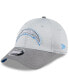 ფოტო #1 პროდუქტის Men's Gray Los Angeles Chargers 2024 NFL Training Camp 9FORTY Adjustable Hat