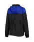 ფოტო #3 პროდუქტის Women's Black, Royal Kentucky Wildcats Flash Forward Full-Zip Hoodie Windbreaker Jacket