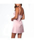 ფოტო #2 პროდუქტის Women's Willow Satin Floral Chemise with Lace