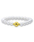 ფოტო #1 პროდუქტის White Shell Pearl Stretch Bracelet