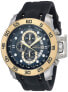 Invicta Men's I-Force Analog Display Japanese Quartz Black Watch 51mm Gold