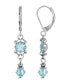 Aqua Drop Earrings