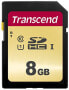 Фото #2 товара Transcend SD Card SDHC 500S 8GB - 8 GB - SDHC - Class 10 - MLC - 95 MB/s - 20 MB/s